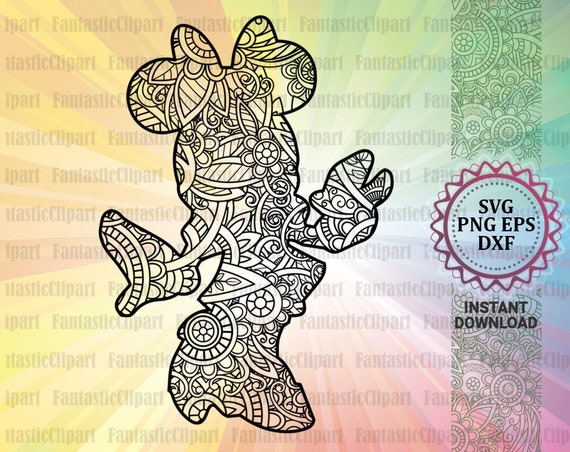 Download Disney Minnie Mouse Svg Disney Mandala Svg Minnie Mouse Svg Etsy