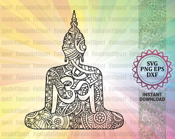 Download Buddha Svg Buddha Mandala Svg Buddha Clipart Buddha Decal Etsy