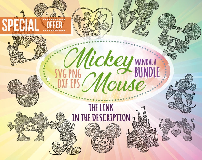 Download Minnie Mouse Mandala Svg Minnie Mouse Castle Svg Minnie | Etsy