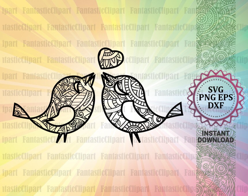 Free Free 310 Two Love Birds Svg SVG PNG EPS DXF File