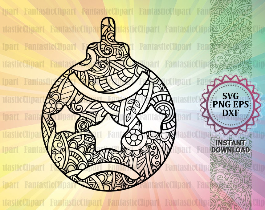 Download Christmas Tree Ornament Svg Files Christmas Ornament Svg Etsy