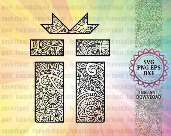Download Christmas Box Svg Christmas Box Clipart Gift Box Svg Gift Box Clipart Gift Box Shirt Design Gift Box Decal Mandala Svg Designs Cricut