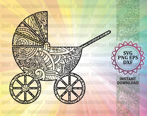 Download Baby Carriage Svg Baby Carriage Wedding Baby Carriage Decal Etsy
