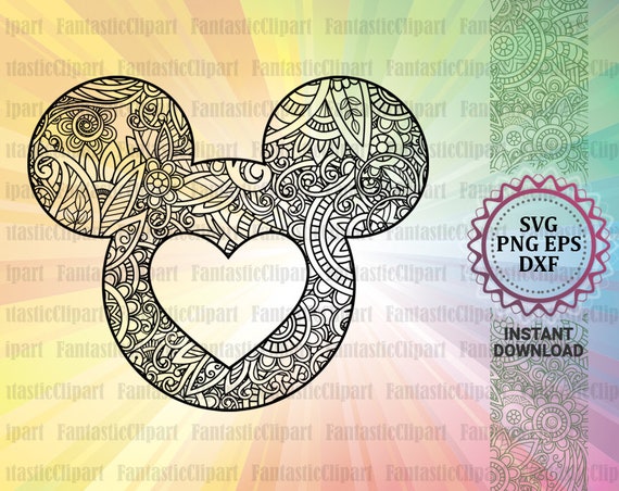 Download Free Mickey Heart Svg Mickey Mouse Head Svg Mickey Mouse Head Etsy SVG Cut Files