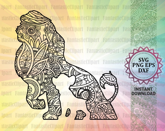 Free Free Lion Mandala Svg SVG PNG EPS DXF File