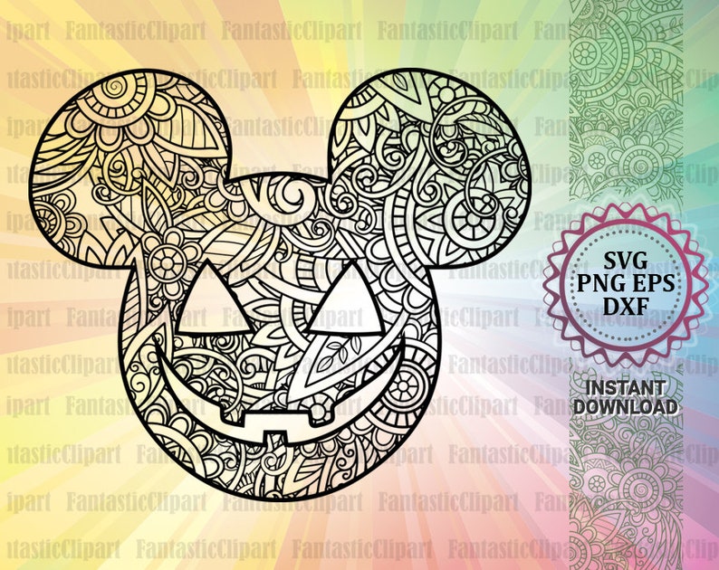 Download Mickey Pumpkin Svg Mickey Pumpkin Head Svg Mickey Halloween Etsy