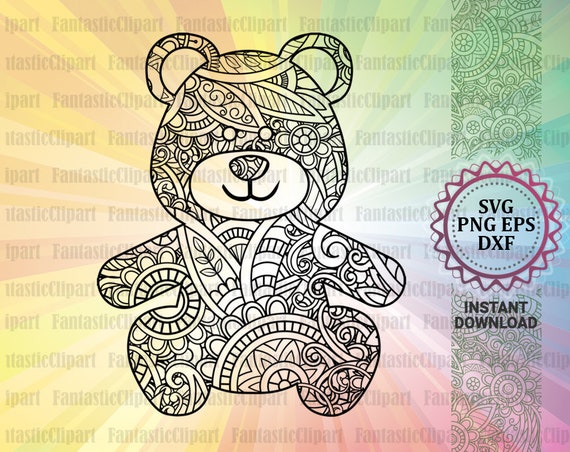 Download Teddy Bear Svg Teddy Bear Silhouette Svg Teddy Bear Decal Etsy
