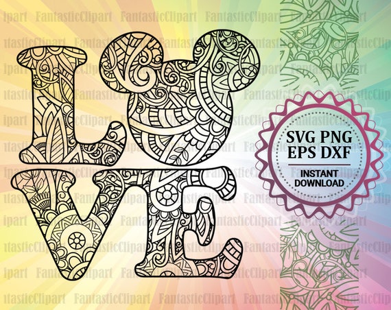 Download Disney Love Svg Love Mickey Mouse Svg Disney Love Cut File Etsy