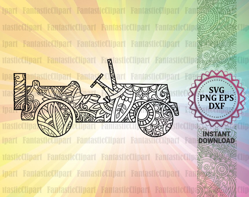Download Jeep Svg Jeep Mandala Svg Jeep Shirt Svg Jeep Clipart Jeep Etsy