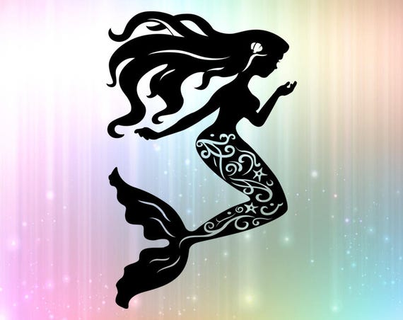 Download Mermaid Svg Mermaid Svg Bundle Mermaid Silhouette Mermaid ...