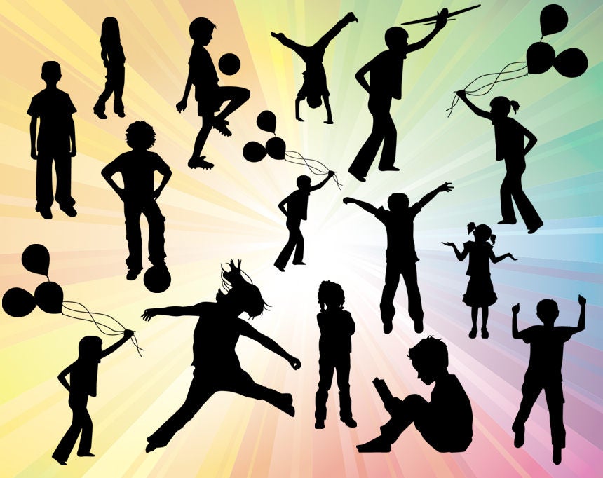 Kids Svg Files Kids Svg Files For Cricut Kids Silhouette Etsy