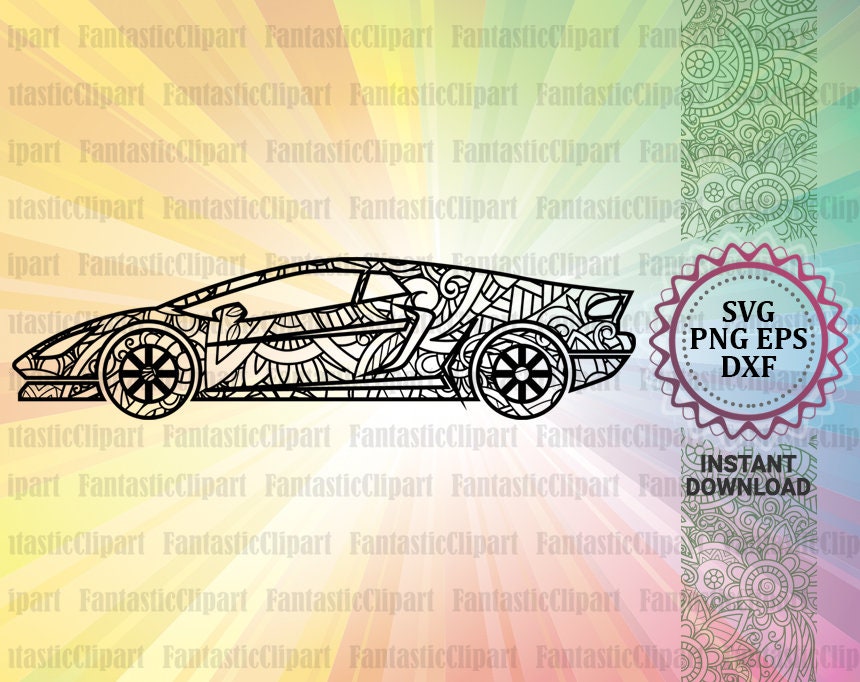 Download Sport Car Svg Ferrari Svg Sport Car Clipart Sport Car Mandala Ferrari Silhouette Racing Svg Files