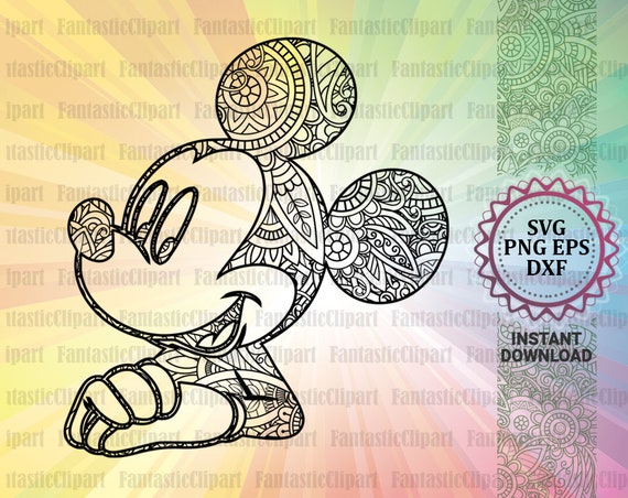 Download Mickey Mandala Svg Mickey Mouse Svg Mickey Mouse Clipart Etsy