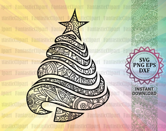 Download Christmas Tree Svg Christmas Mandala Svg Files Christmas Etsy