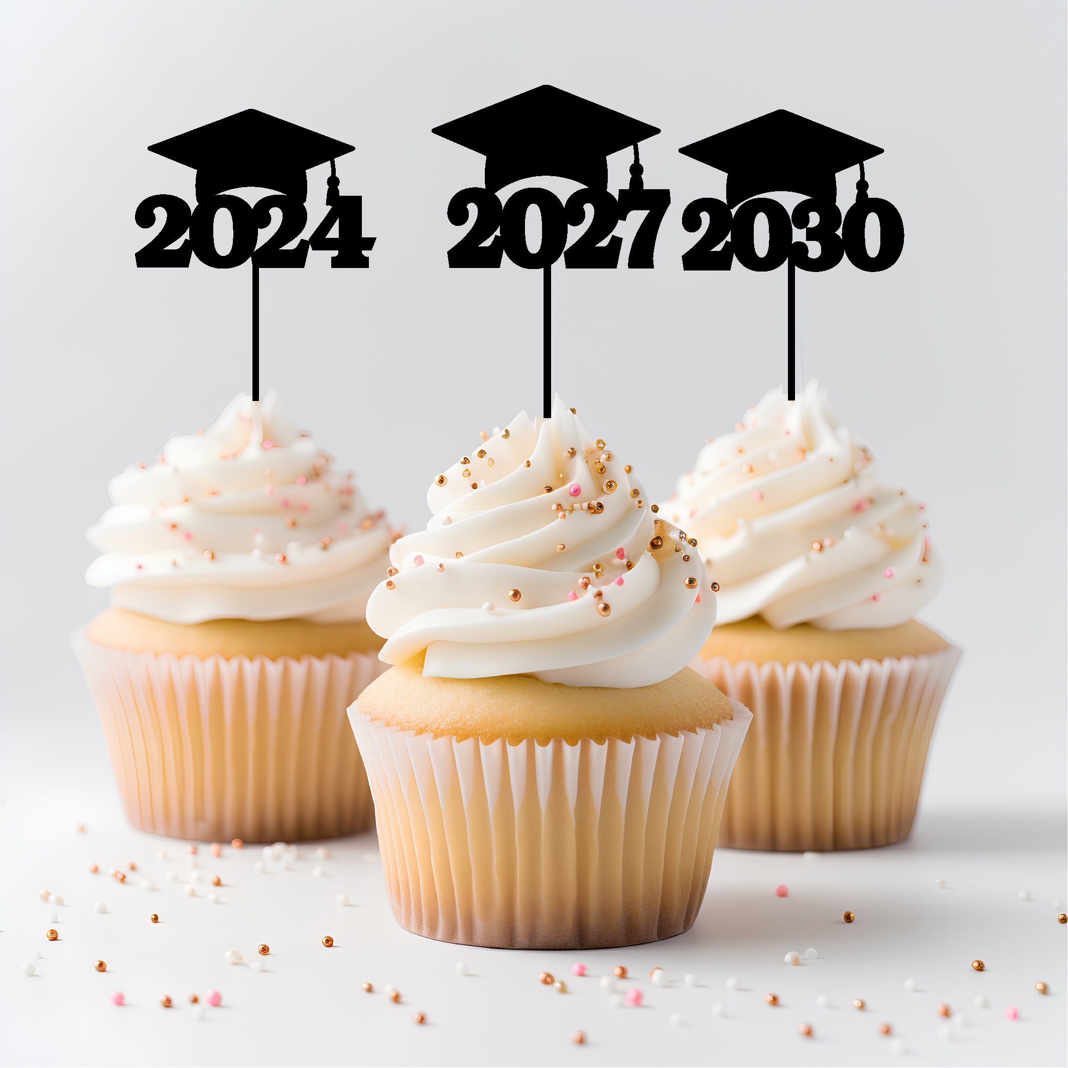 Graduation Cake Topper SVG File, DIY Class of 2024 (digital Download ...