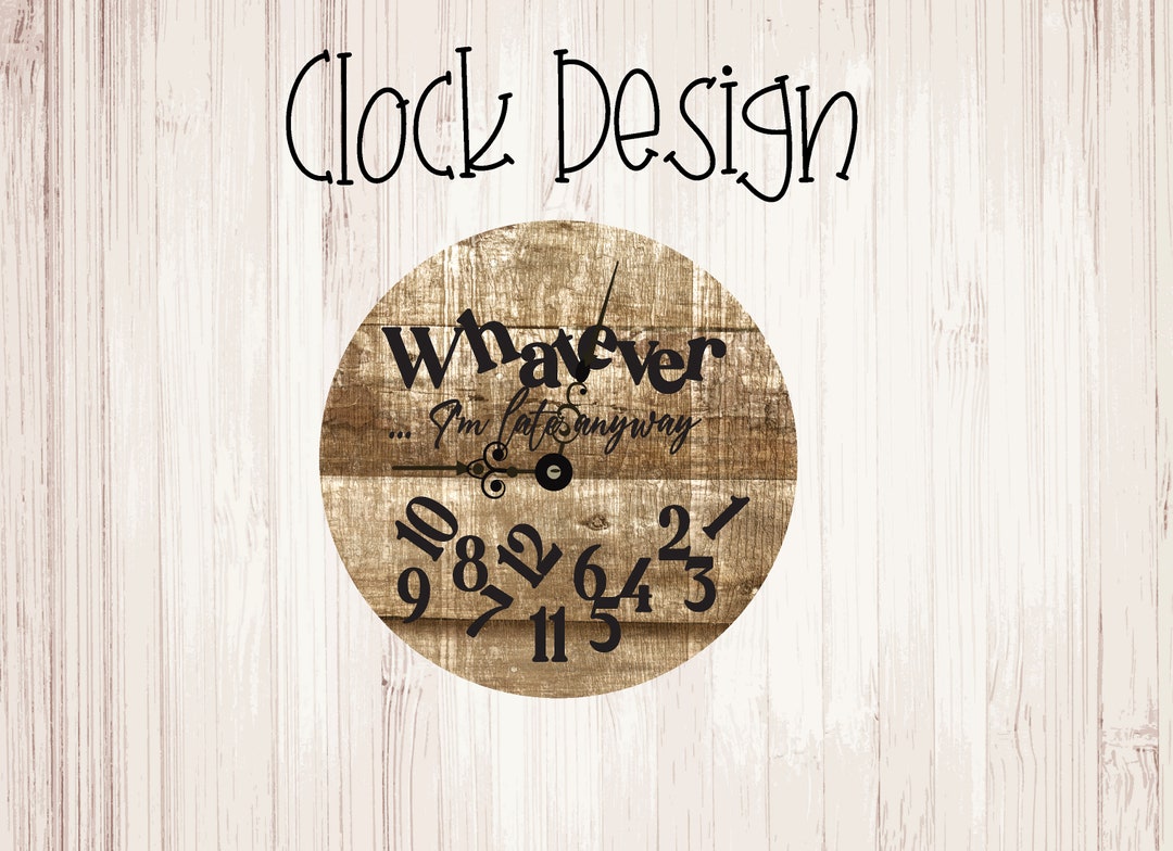 DurableWhatever, I'm Late Anyway - Reloj de pulsera de cuarzo con texto en inglés Whatever, I'm Late Anyway para mujeres y niñas, Correa