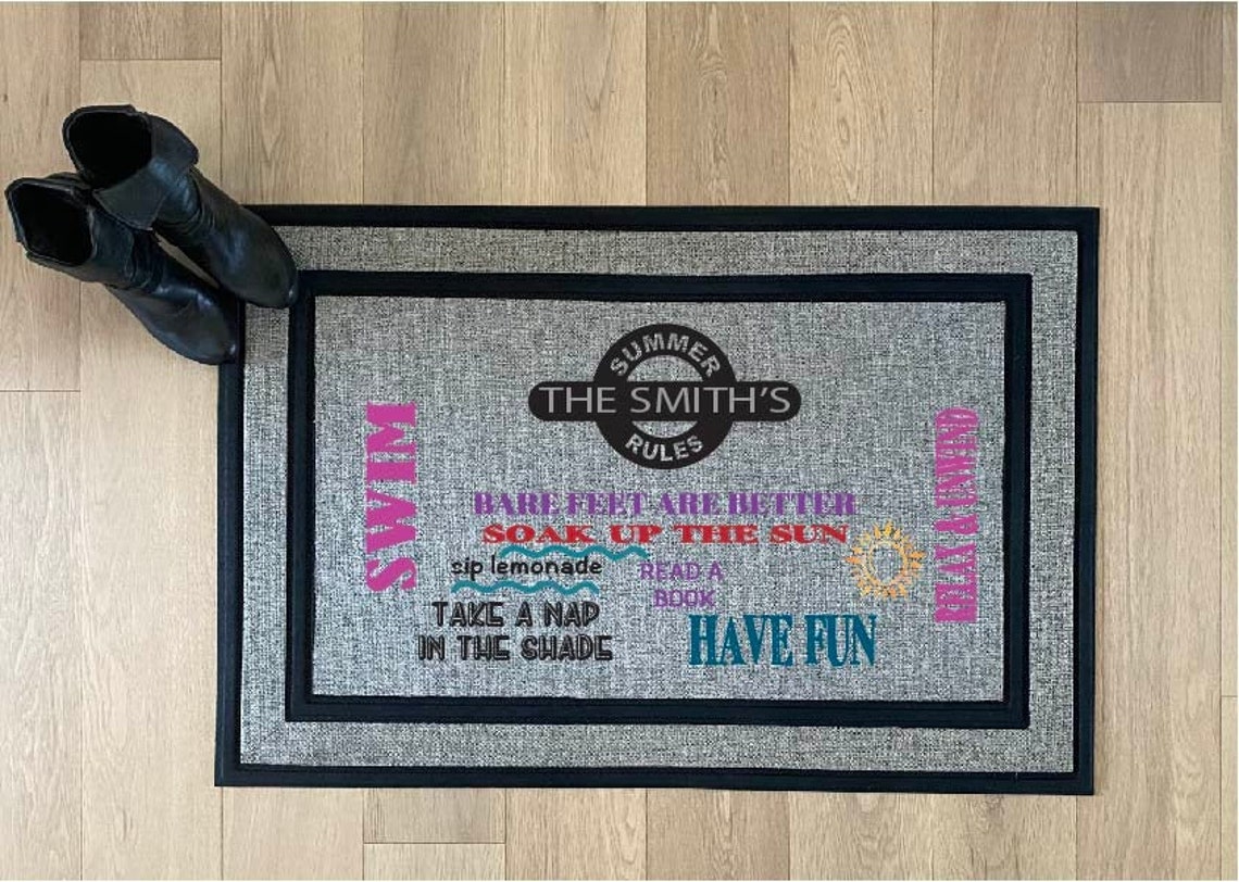 Door Mat for Sublimation / Cricut / Silhouette / AI Files / Etsy