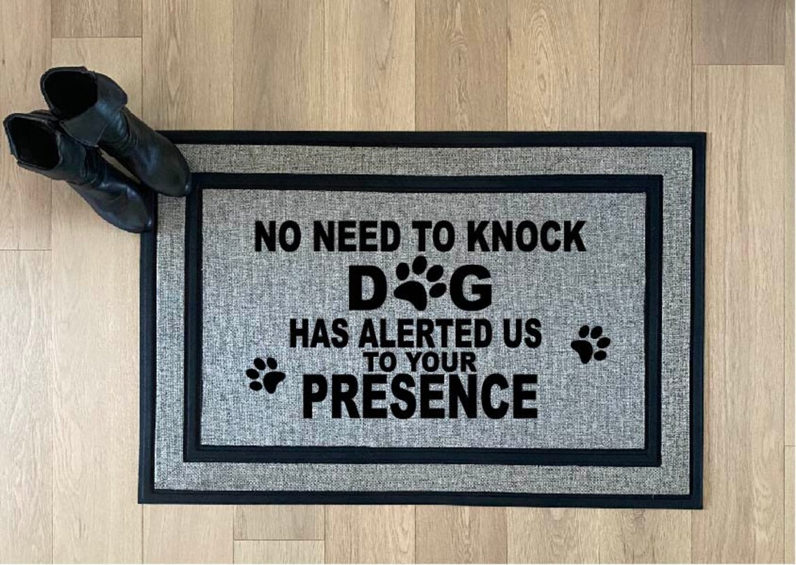 Door Mat Design for Sublimation / Dogs / Cricut Design Space / Etsy