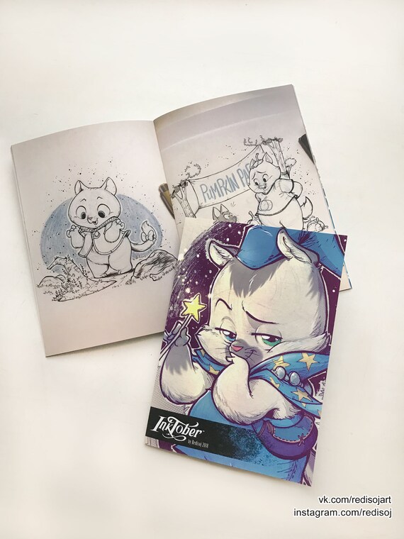 Download Inktober Book 2018 By Redisoj Etsy