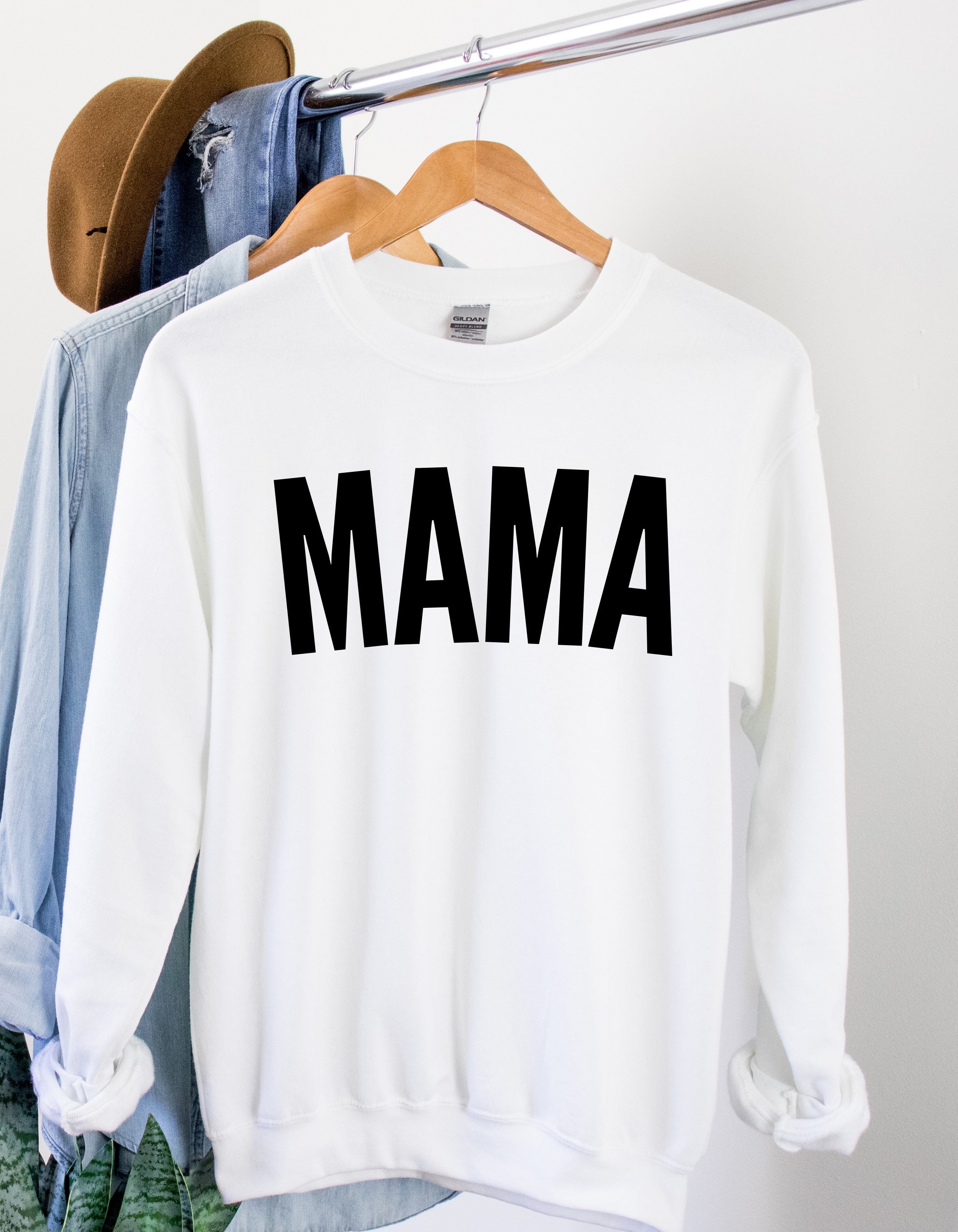 Mama Sweatshirt Mom sweatshirt Mom Sweater Mothers Day | Etsy