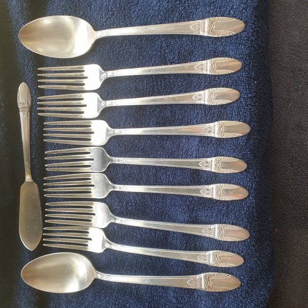 1847 Rogers Bros First Love Silver Plated Flatware Priced Per Item