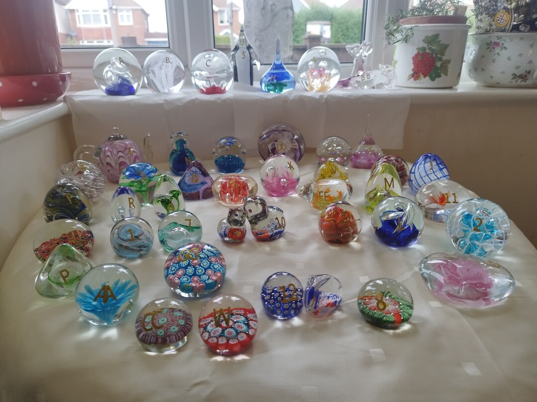 Vintage Glass Paperweights Priced per Item Etsy Australia