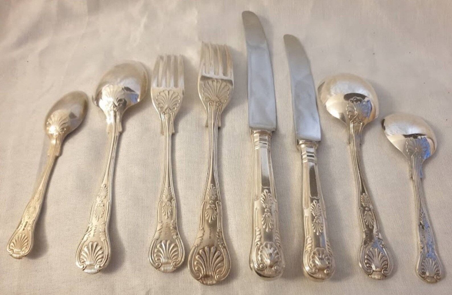 Kings Patterns Silver Plated Flatware Etsy