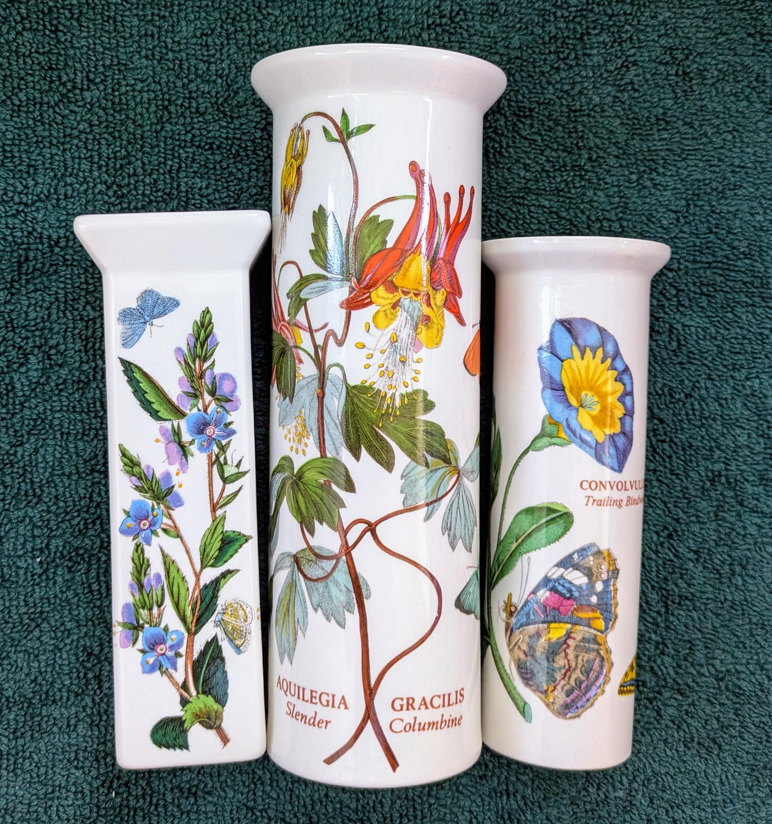 ヴィンテージ ポートメリオン ボタニックガーデン 花瓶 3個セット