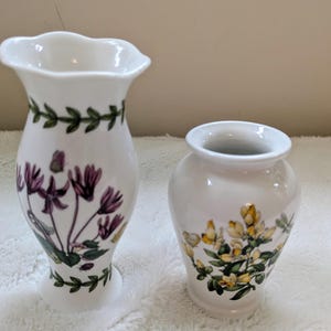 Zwei Vintage Portmeirion Blumenvasen