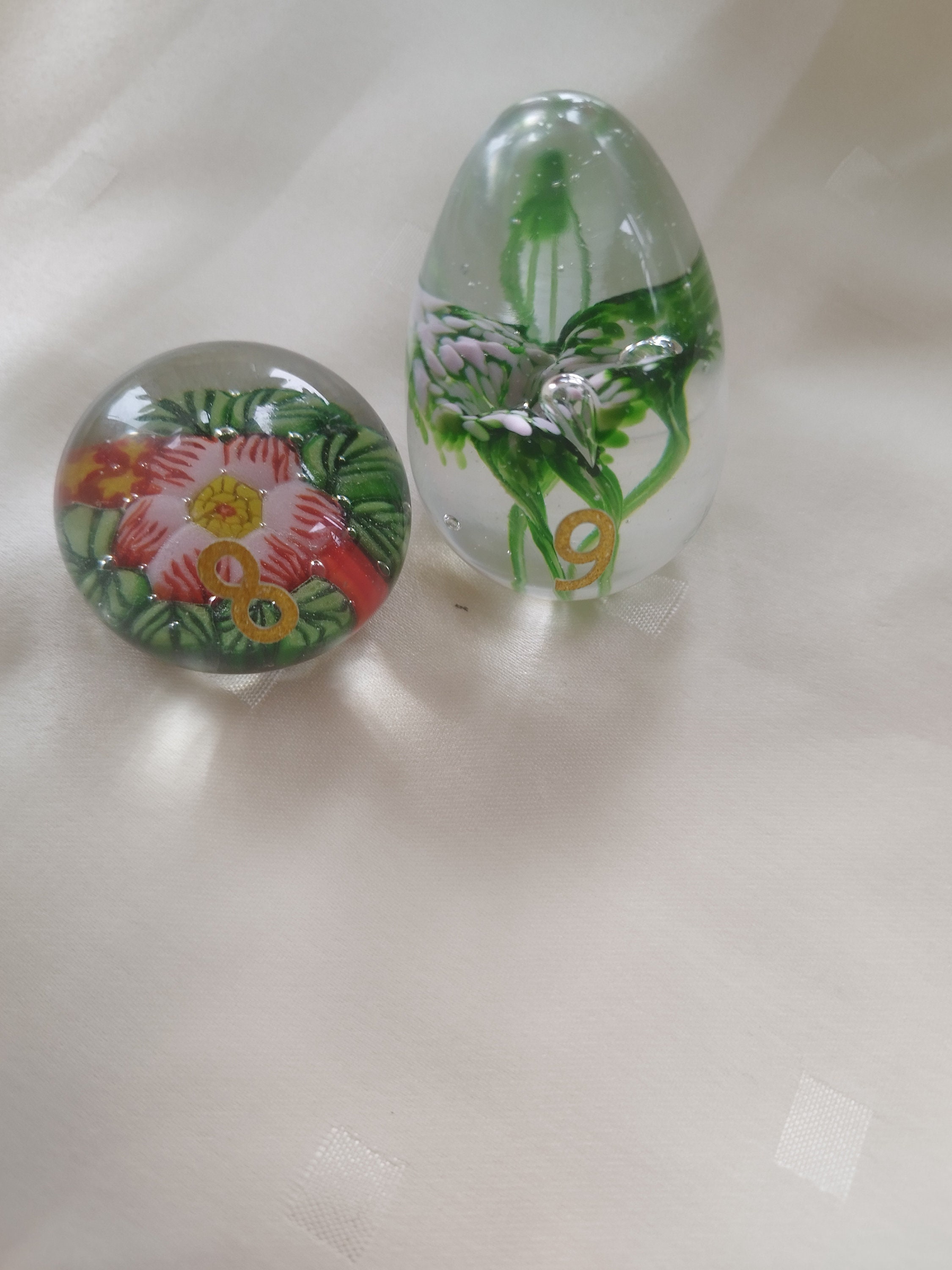 Vintage Glass Paperweights Please Also See My Other Etsy UK