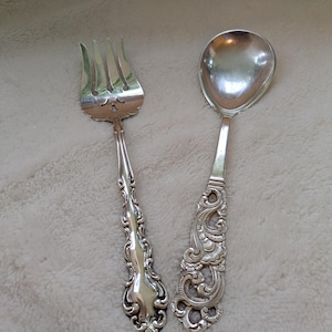 A Very Decorative Mismatched Vintage Silver Plated Serving Set