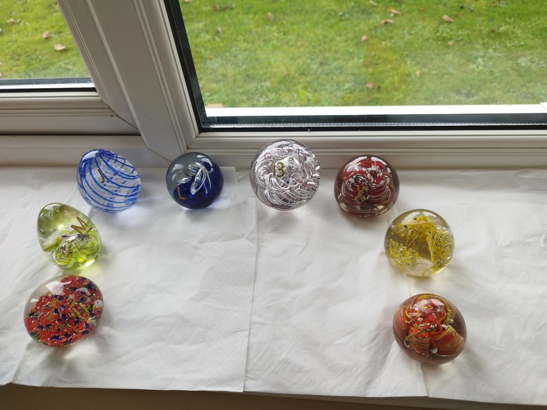 Vintage Glass Paperweights Priced per Item Etsy Australia