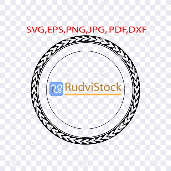 Download Polynesian Circle Svg Tribal Design Circle Frame Svg Samoan Svg Frame Border Maori Svg Circular Hoop Frame