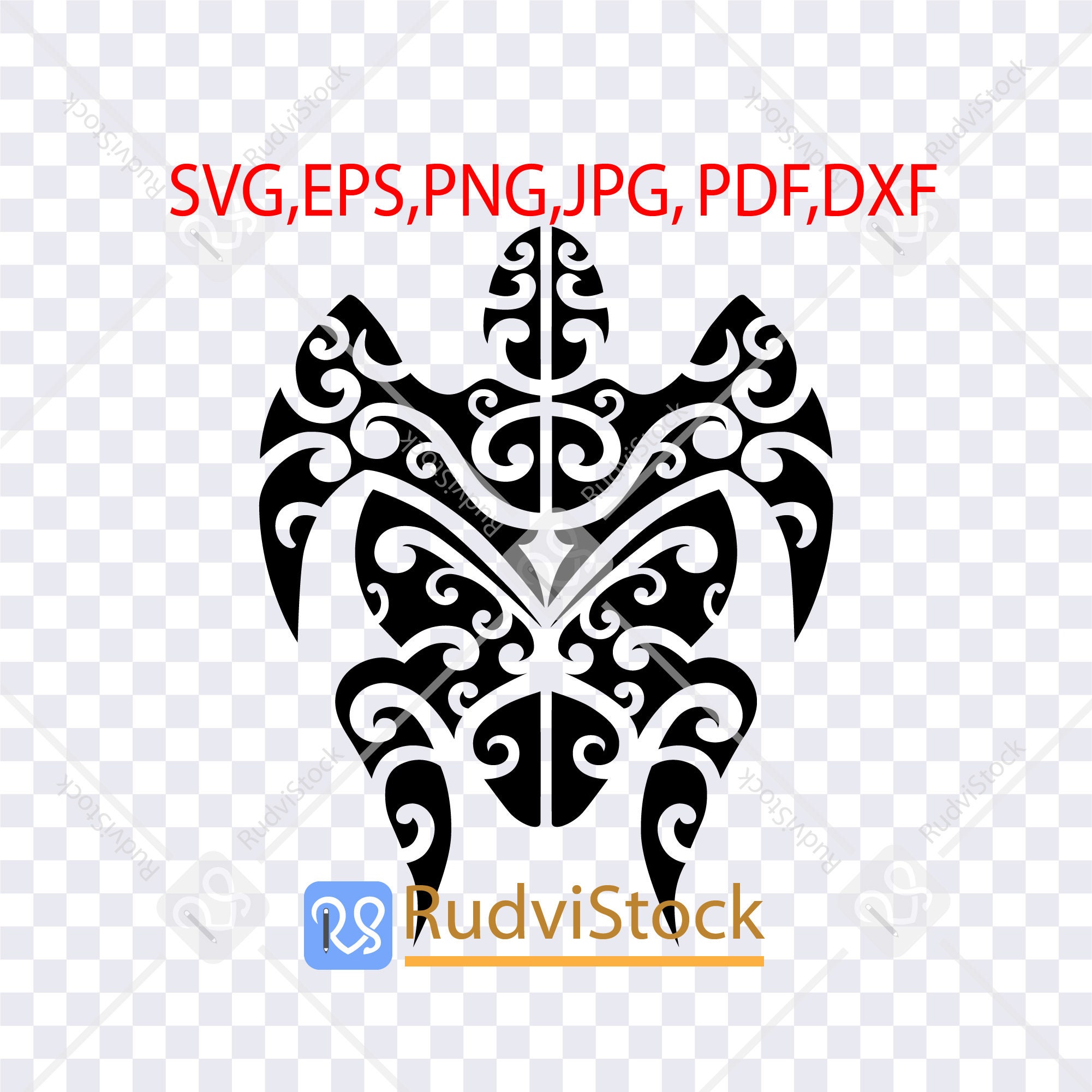 Schildkrote Svg Polynesian Maori Schildkrote Tattoo Svg Etsy