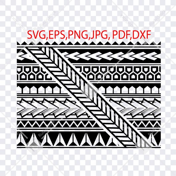 Polynesian Svg Samoan Svg Tribal Svg Polynesian Tribal Svg | Etsy