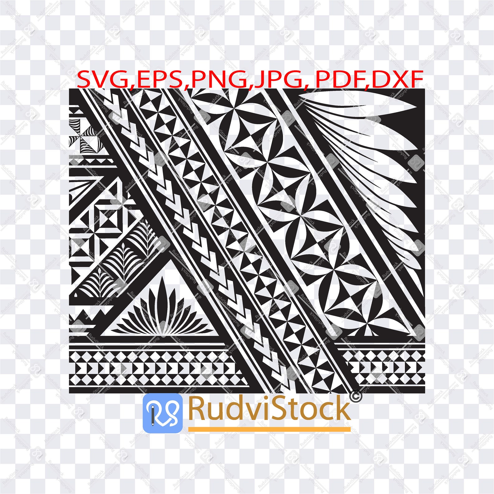 Polynesian Svg Samoa Svg Tribal Svg Hawaiian Tribal Svg | Etsy