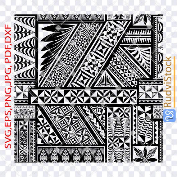 Polynesian Svg Tongan Svg Tribal Svg Polynesian Art Etsy