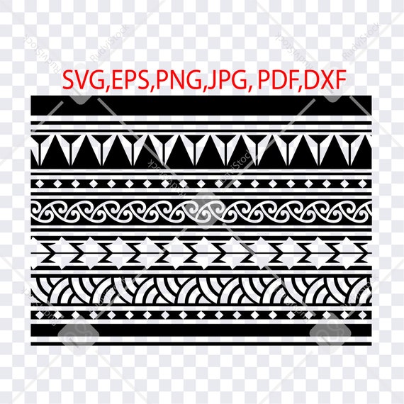 Polynesian Svg Samoan Svg Polynesian Stencil Tribal Svg | Etsy