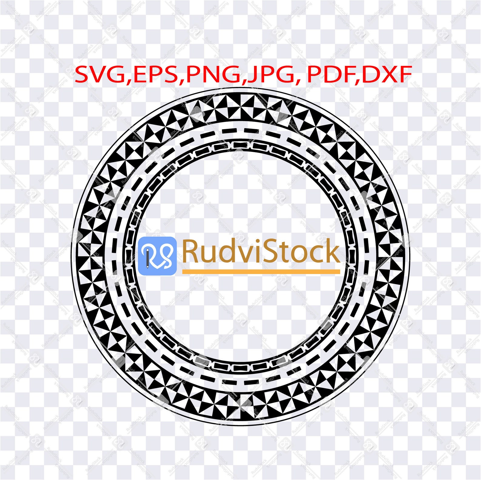 Polynesian Svg Fijian Circle Design Fijian Pattern Svg File | Etsy