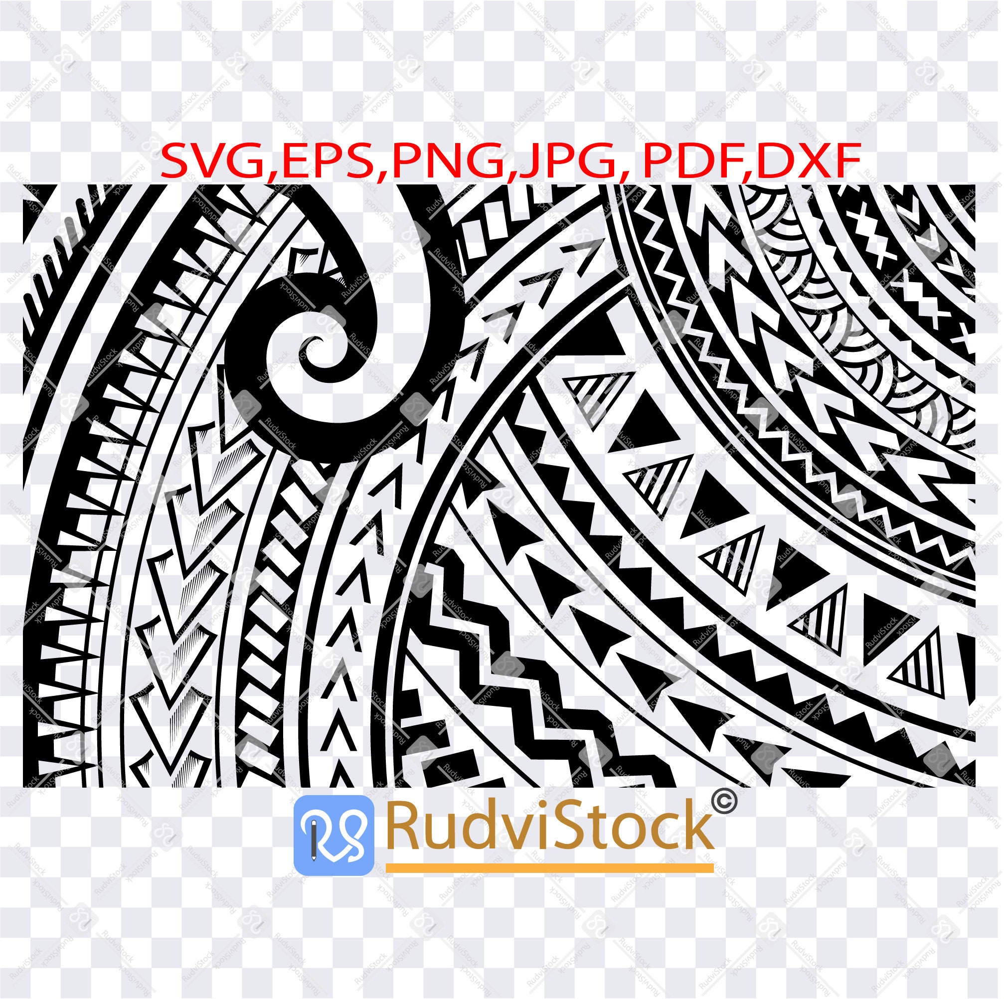 Polynesian Svg Samoa Svg Tribal Svg Hawaiian Tribal Svg | Etsy