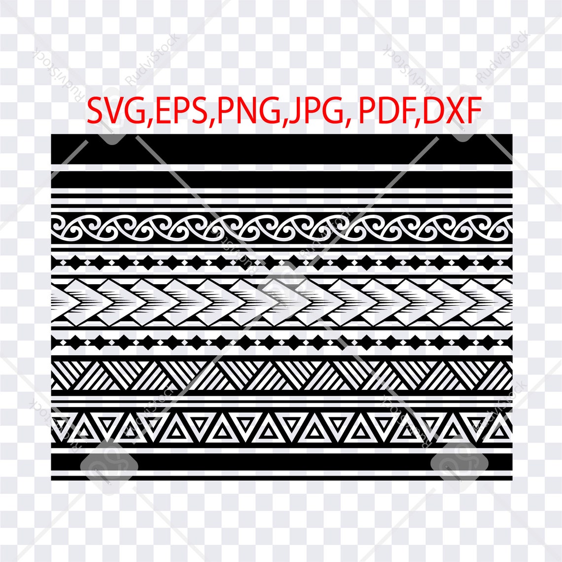 Polynesian Svg Polynesian Svg Art Decor Samoan Svg Digital | Etsy
