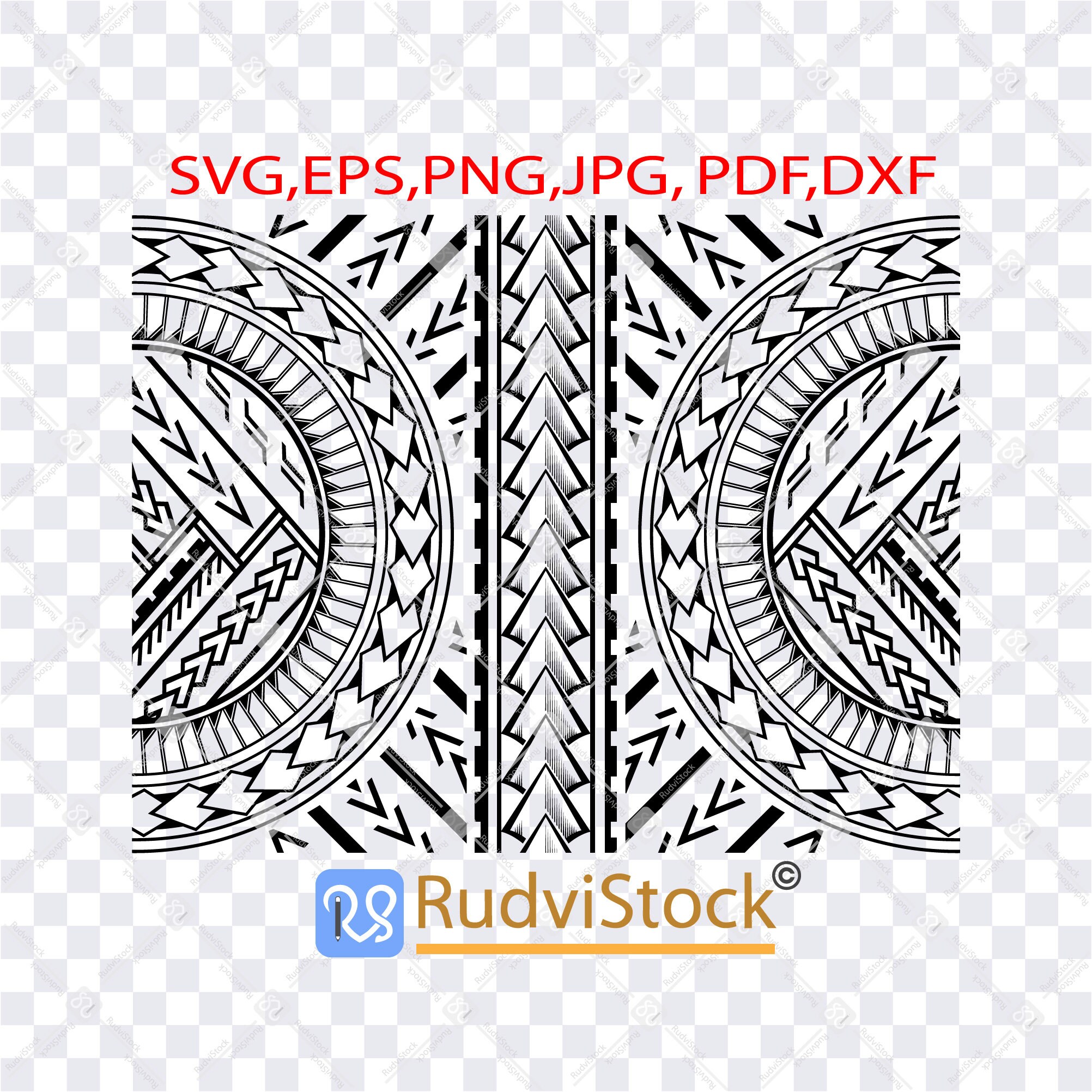 Polynesian Svg Samoan Svg Polynesian Tribal Stencil - Etsy Singapore