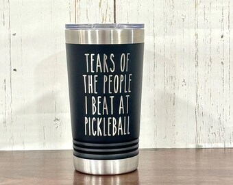 "Tränen der Leute die ich in Pickleball schlage - ""Pickleball Spieler Geschenk"" - ""Pickleball ist Leben"" - ""Pickelball Spieler Geschenk"" - lustiges Geschenk für Pickle"