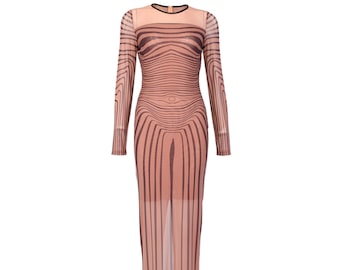 Optische Illusion Kleid Etsy