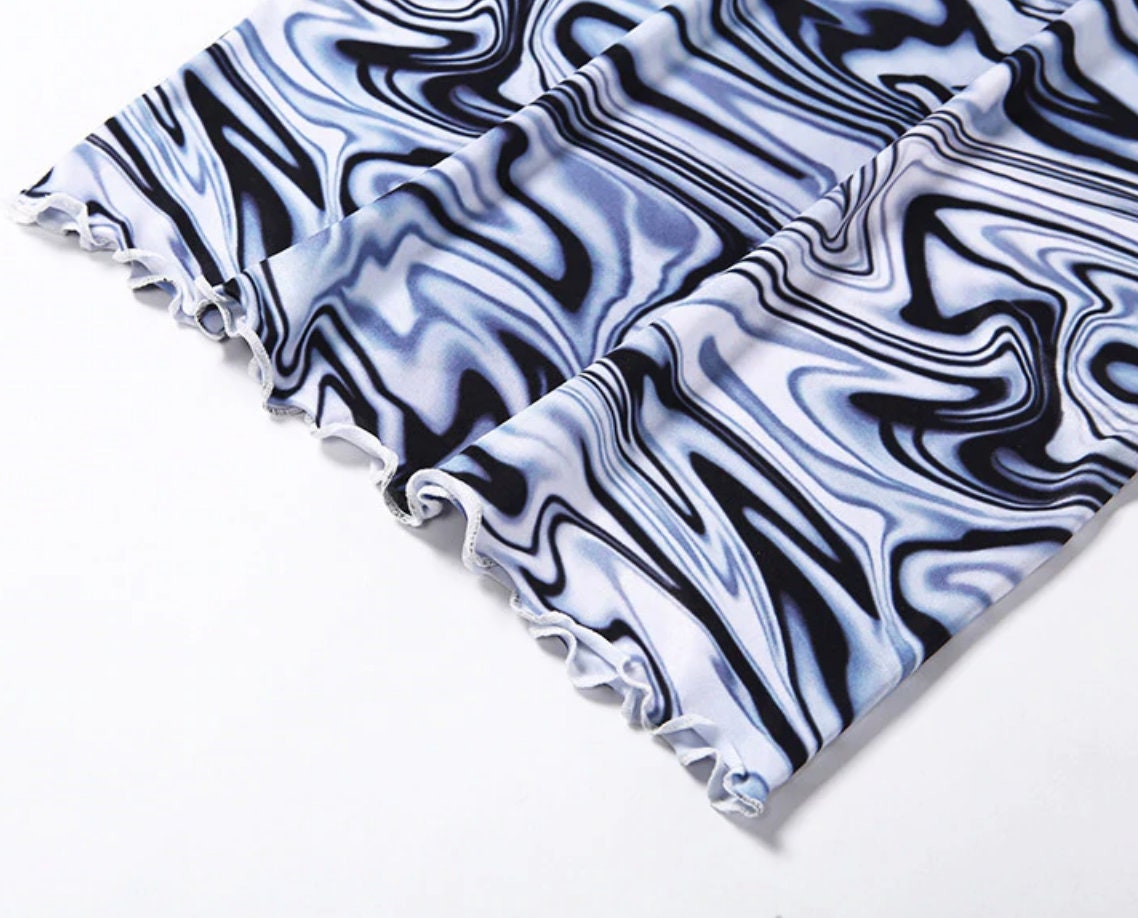 Illusion Circle Shivering Dress