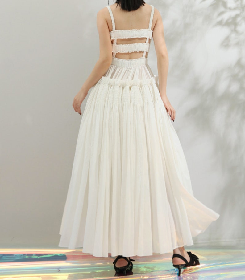 Dalia White Summer Dress