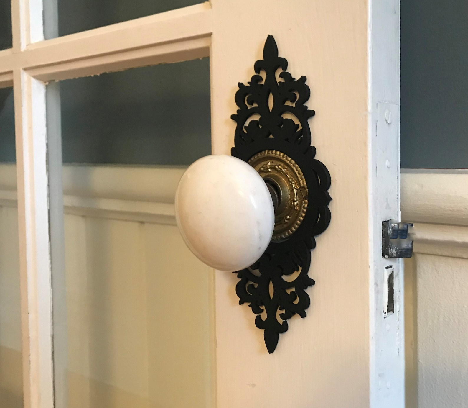 Decorative Door Knob Plates Etsy