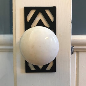 Decorative door knob plates Small Geometric