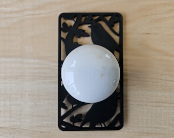 Decorative door knob plates