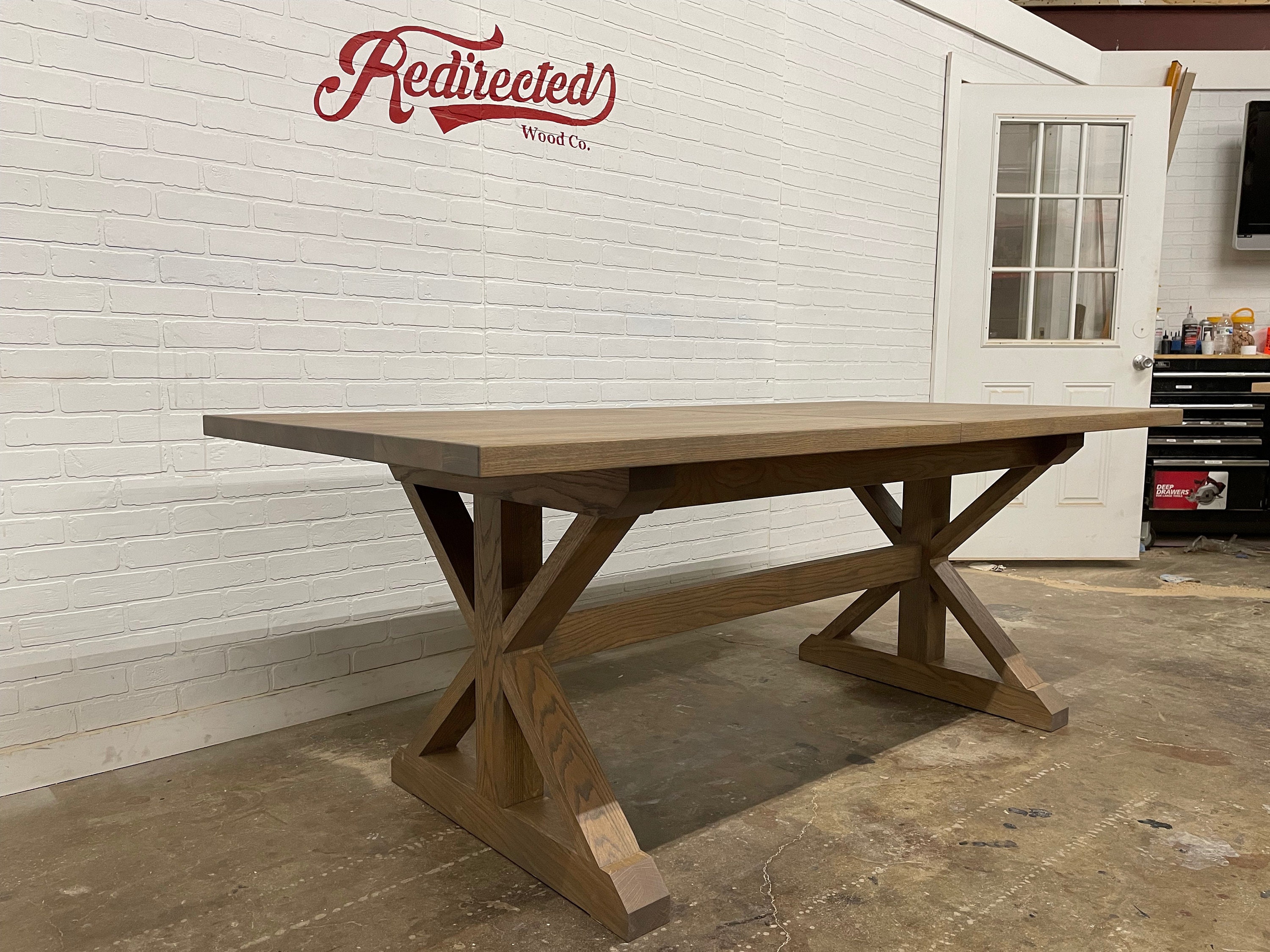 X Style French Trestle Farm Table Etsy